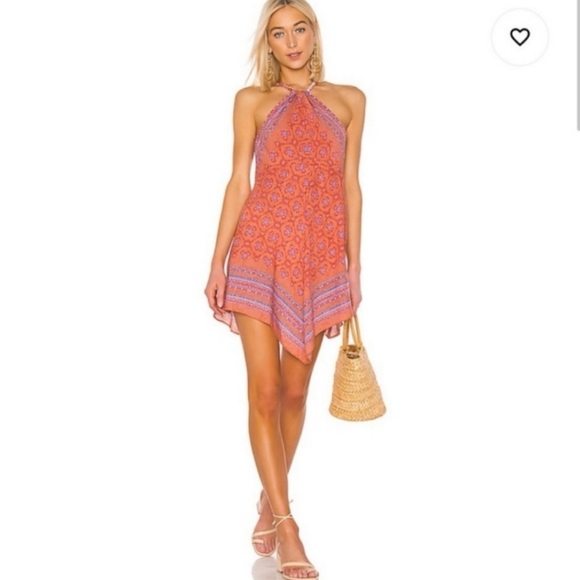 Free People Make me Yours Halter Neck Mini Dress Sz S - Picture 3 of 10